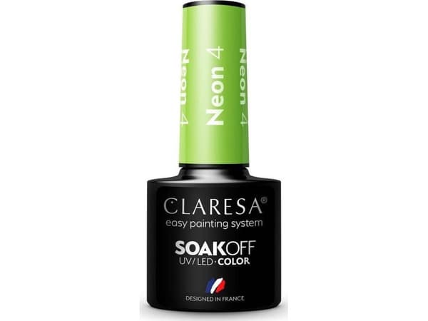 Claresa Claresa Soak Off UV/LED Neon Hybrid Varnish 4 5g |