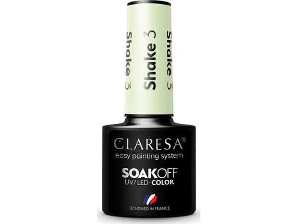 CLARESA_Soak Off UV/LED Shake Hybrid Varnish 3 5g
