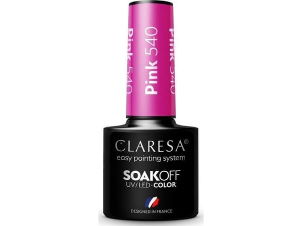 CLARESA_Soak Off UV/LED Pink hybrid varnish 540 5g