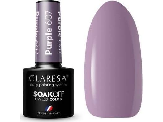 Claresa Claresa Soak Off UV/LED Purple hybrid varnish 607 5g |