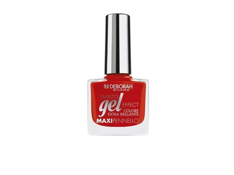 Deborah Milano Gel Effect, Röd, Red Pusher, 1 styck, Flaska, BUTYL ACETATE, ETHYL ACETATE, NITROCELLULOSE, ACETYL TRIBUTYL CITRATE, ADIPIC ACID/NEOPE