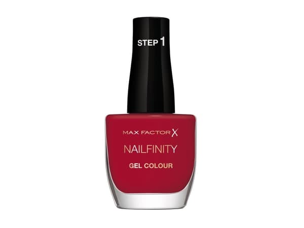 Max Factor Nailfinity Gel Colour, Rød, Red Carpet, Farging, 1 stykker, Gloss, Flaske