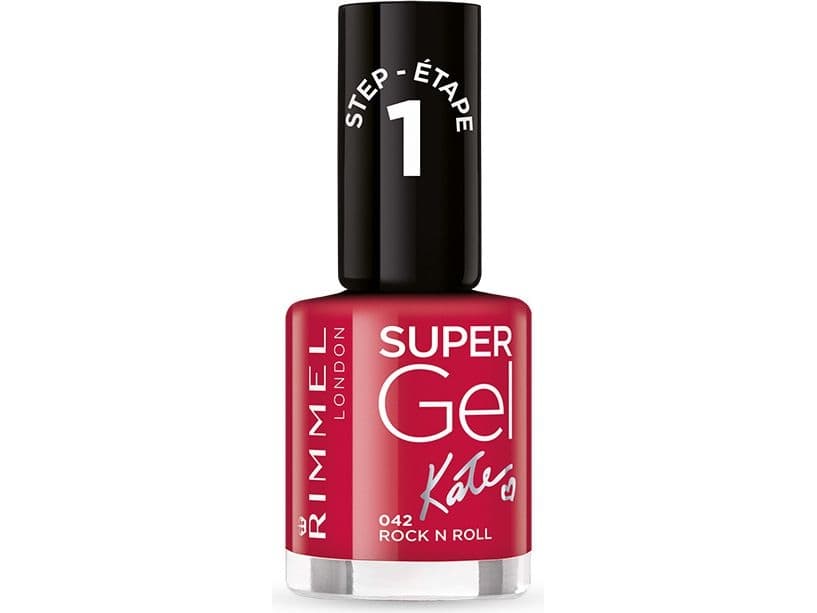 Rimmel London Supergel Nail Polish 042 Rock N Roll Red