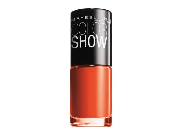 Maybelline Maybelline, Color Show 60 Seconds, Nail Polish, Nr. 341, Orange Attach, 7ml For Women