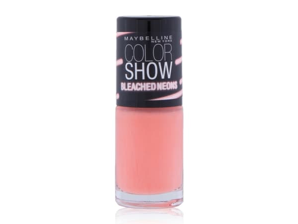 Maybelline Maybelline, Color Show Bleached Neon, Nail Polish, Nr. 242, Coral Heat, 7ml For Women
