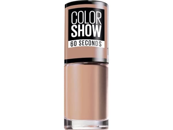 Maybelline Maybelline, Color Show 60 Seconds, Nail Polish, Nr. 1, Go Bare, 7ml For Women