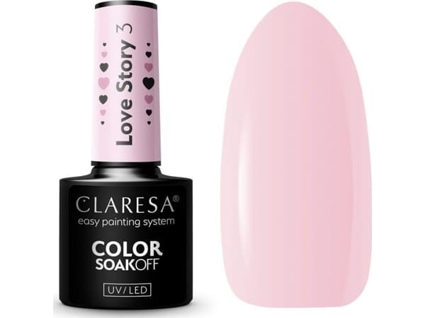 Activeshop CLARESA Hybrid Nail Polish LOVE STORY 3 - 5g