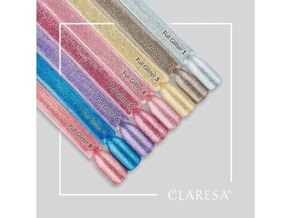 Activeshop CLARESA Hybrid lakk FULL GLITTER 8 -5g