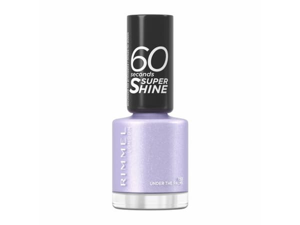 Rimmel London 60 seconds Supershine 153 Under the Palms, Violet, Under the Palms, Coloring, Ultra gloss, 240 h, BUTYL ACETATE, ETHYL ACETATE, NITROCE
