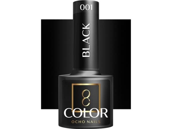 Activeshop OCHO NAILS Hybrid nail polish black 002 -5 g