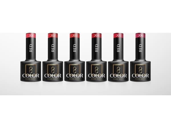 Activeshop OCHO NAILS Hybrid nail polish red 207 -5 g