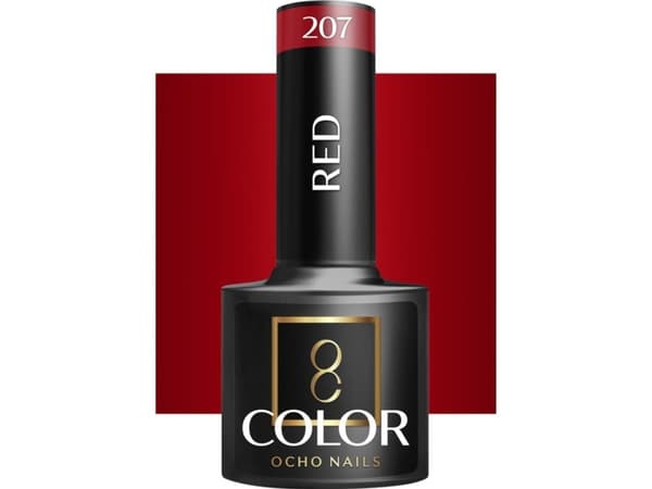 Activeshop OCHO NAILS Hybrid nail polish red 207 -5 g