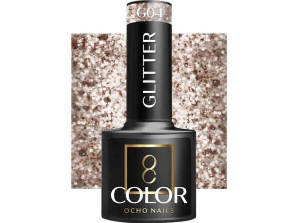 Activeshop OCHO NAILS Gel polish glitter G04 -5 g