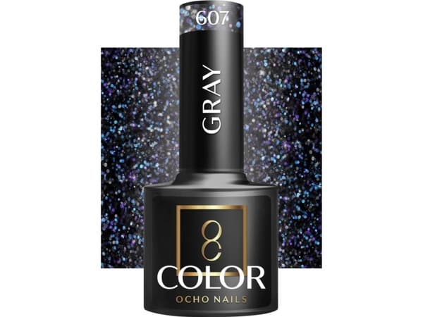 Activeshop OCHO NAILS Hybrid nail polish gray 607 -5 g