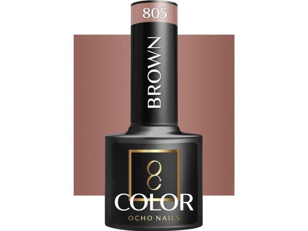Activeshop OCHO NAILS Hybrid varnish brown 805 -5 g