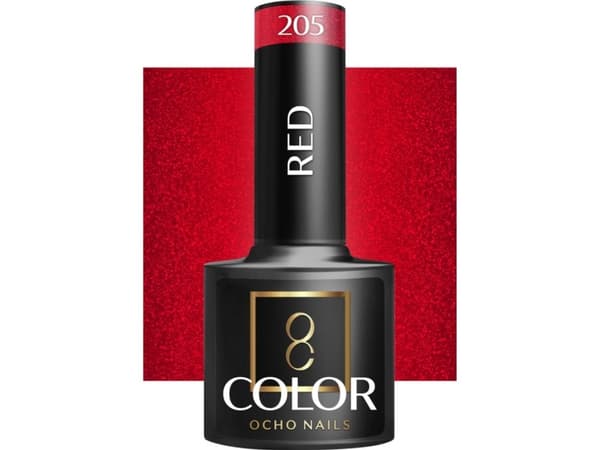 Activeshop OCHO NAILS Hybrid nail polish red 205 -5 g