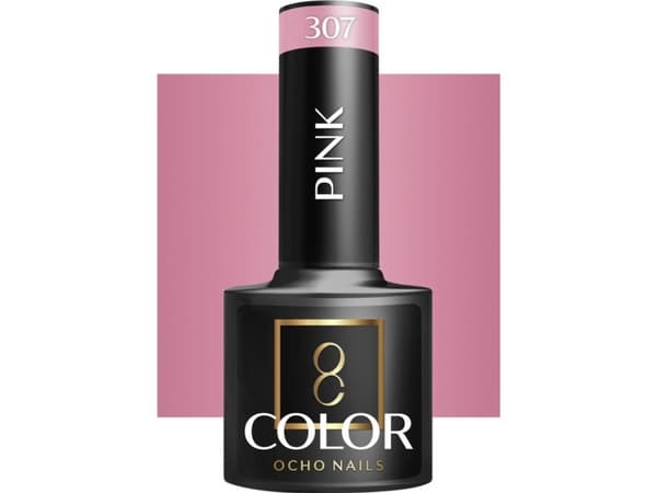 Activeshop OCHO NAILS Hybrid neglelakk rosa 307 -5 g