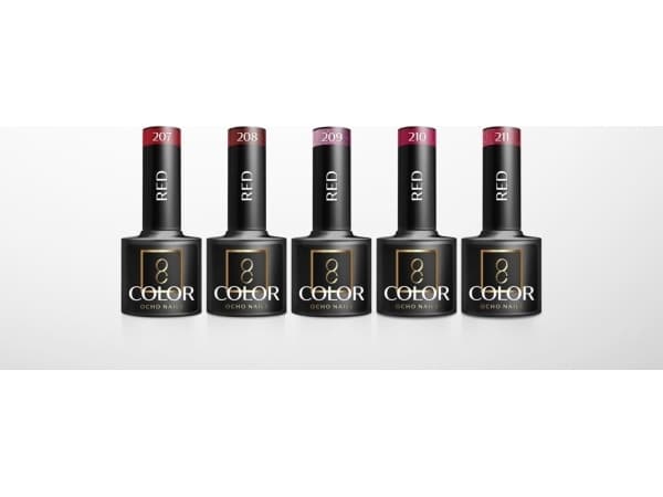 Activeshop OCHO NAILS Hybrid nail polish red 201 -5 g