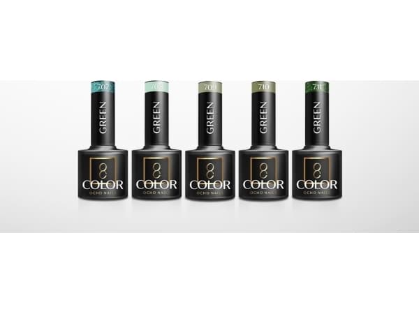 Activeshop OCHO NAILS Hybrid nail polish green 709 -5 g