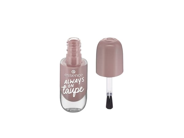 Essence Gel Nail, Brun, ALWAYS ON taupe, Farging, 1 stykker, Gloss, Flaske