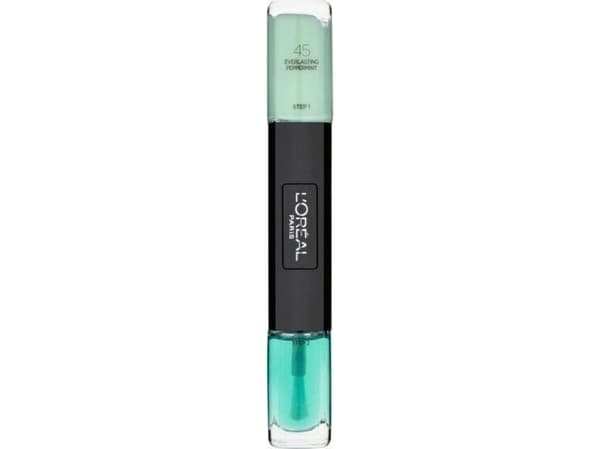 L’Oreal Paris L'Oreal Paris, Infallible, Gel-Effect, Nail Polish 2-In-1, 45, Everlasting Peppermint, 2 x, 5 ml For Women