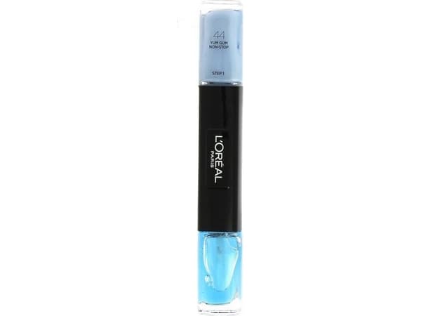 L’Oreal Paris L'Oreal Paris, Infallible, Nail Polish 2-In-1, 44, Yum Gum Non-Stop, 2 x, 5 ml For Women