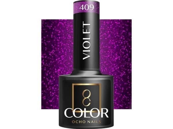 Activeshop OCHO NAILS Hybrid nail polish violet 409 -5 g