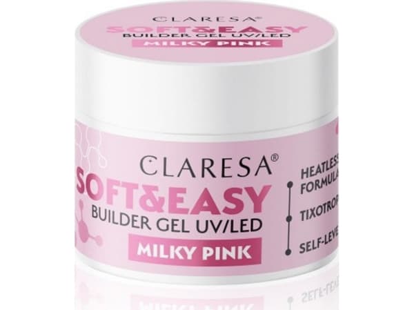 Claresa N Soft&Easy Builder Gel Milky Pink 45g&