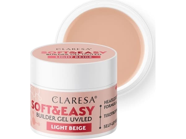 Activeshop Claresa żel budujący Soft&Easy gel light beige 12g
