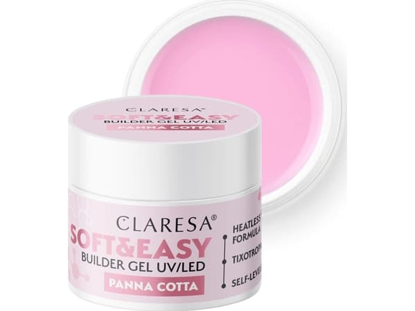 Activeshop Claresa żel budujący Soft&Easy gel panna cotta 90g