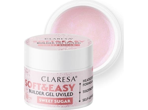 Activeshop Claresa żel budujący Soft&Easy gel sweet sugar 12g