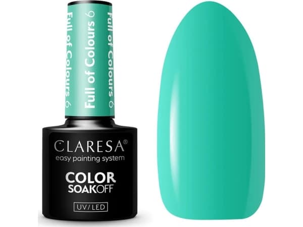 Activeshop CLARESA Lakier hybrydowy Full of colours 6 -5g