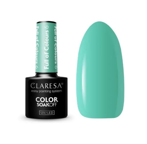 Activeshop CLARESA Lakier hybrydowy Full of colours 6 -5g