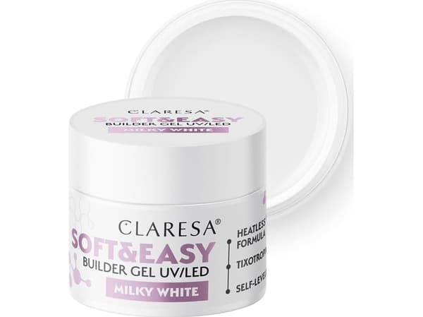 Activeshop Claresa żel budujący Soft&Easy gel milk white 90g