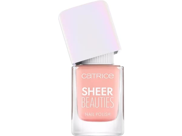 CATRICE Sheer Beauties Nail Polish, 10,5 ml, Persika, Peach For The Stars, Färgande, Tandblekning, Translucent, Skimmer