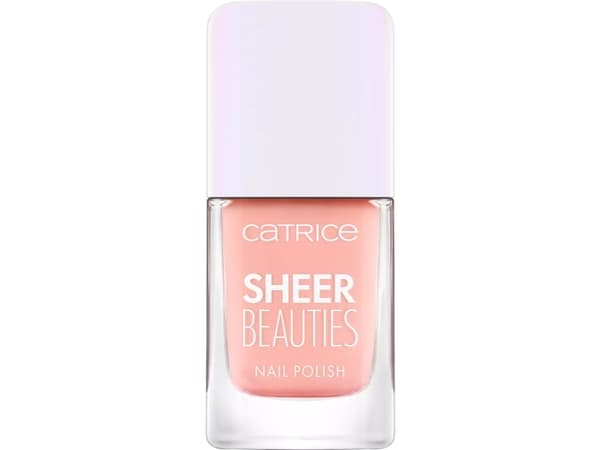 CATRICE Sheer Beauties Nail Polish, 10,5 ml, Persika, Peach For The Stars, Färgande, Tandblekning, Translucent, Skimmer