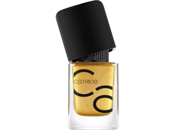 CATRICE ICONAILS Gel Lacquer, 10,5 ml, Gull, Cover Me In Gold, Farging, Shimmer, Flaske