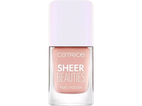 CATRICE Sheer Beauties Nail Polish, 10,5 ml, Nude, Nudie Beautie, Färgande, Tandblekning, Translucent, Skimmer