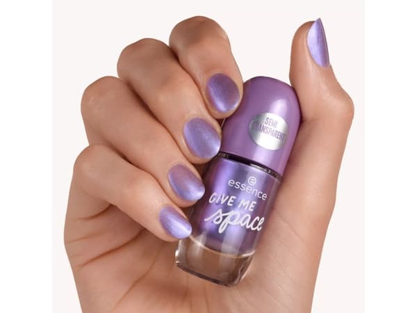 Essence gel nail colour, 8 ml, Purppura, GIVE ME space, Väritys, Läpikuultamaton, Kimmellys
