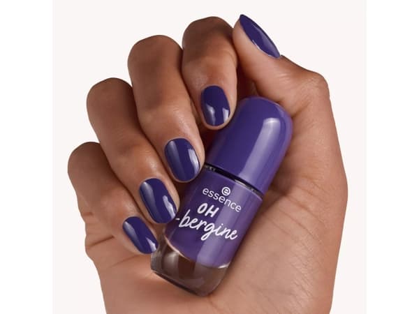 Essence gel nail colour, 8 ml, Lilla, OH-bergine, Farging, Ugjennomsiktig, Gloss