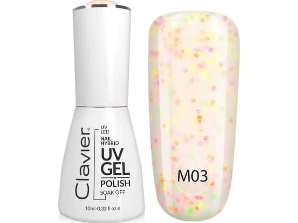 Clavier Luxury Multi Flavours hybridi kynsilakka M03 Candy Sprinkles 10ml