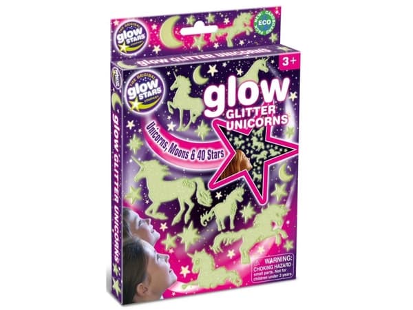 Brainstorm Glow Glitter Unicorns