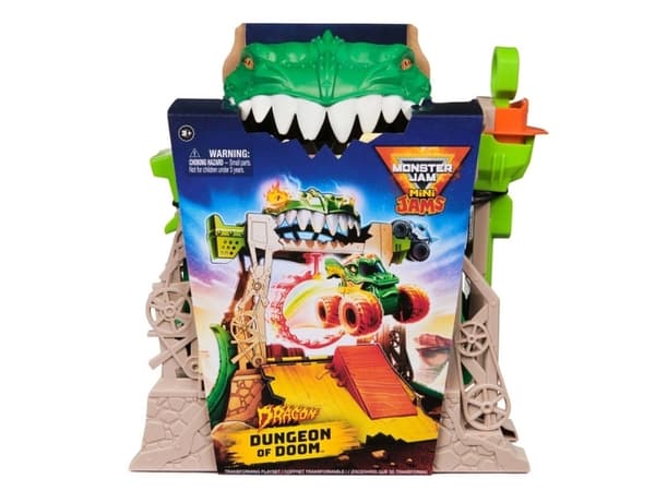 Monster Jam Mini 1:87 Transforming Playset