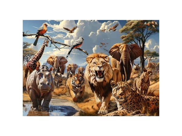 Educa 1000 Wild Animals
