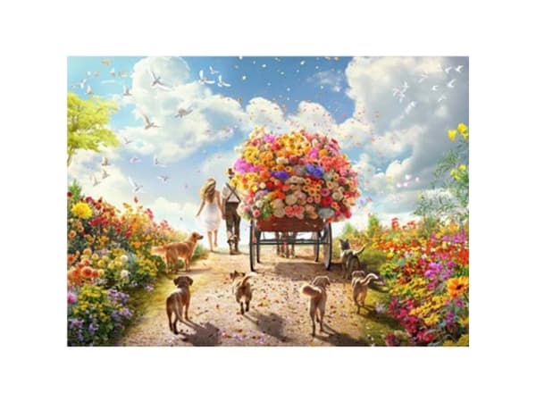 Educa 1000 Carrying Flowers