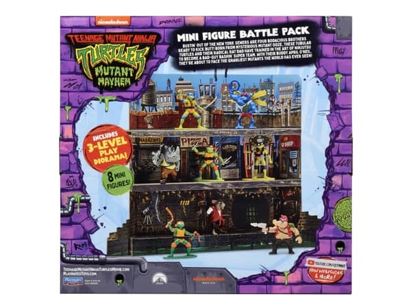 Turtles Mutant Mayhem Mini Figure Battle Pack