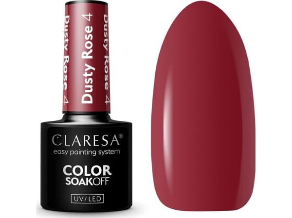 CLARESA Hybrid Varnish Dusty Rose No. 4 5g