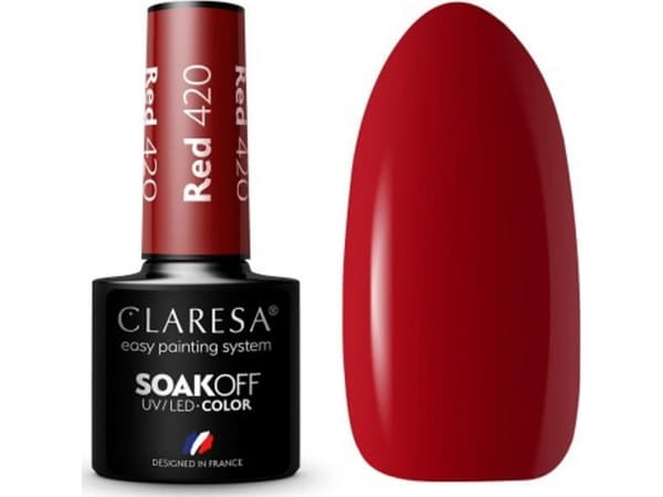 Claresa CLARESA RED 420 hybrid lakk -5g