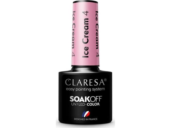 CLARESA_Soak Off UV/LED Ice Cream hybrid varnish 04 5g