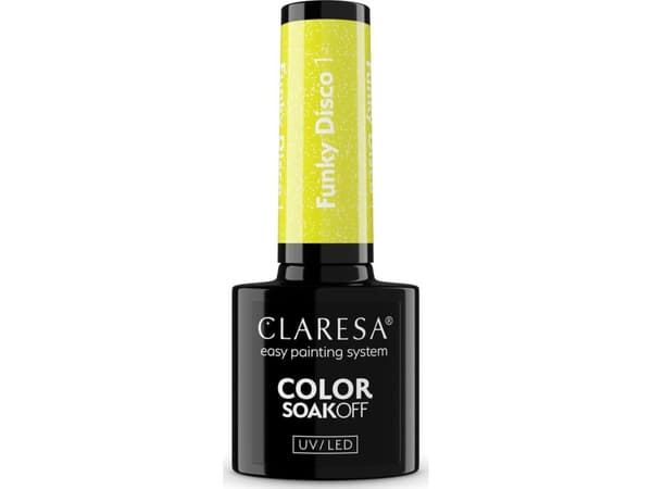 CLARESA_Soak Off UV/LED Funky Disco hybridlakk 1 5g
